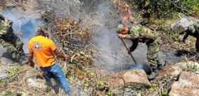 Las autoridades de Boyacá han enfrentado incendios forestales. 