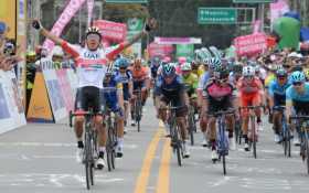Sebastián Molano gana la tercera etapa del Tour Colombia 2.1 y Rigo retoma el liderato 