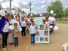 Foto | Cortesía Gobernación de Córdoba | LA PATRIA  En San Andrés de Sotavento se cumplieron las exequias de las nueve personas 