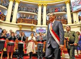 El fujimorismo afirmó ayer que el presidente de Perú, Martín Vizcarra, está haciendo un "show mediático" y "demagogia" con su pr