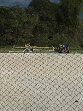 Foto | Cortesía Juano Muriel | LA PATRIA En este lugar fue el accidente.