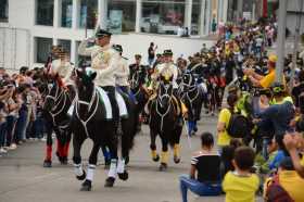 Así se vivió el desfile de Independencia en Manizales