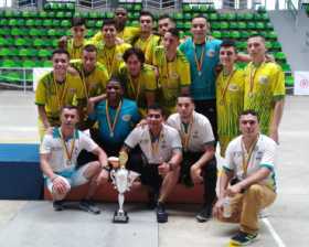 Selección Caldas de Balonmano, subcampeona en clasificatorio en Barranquilla y clasficada a los Juegos Nacionales de Bolívar. 