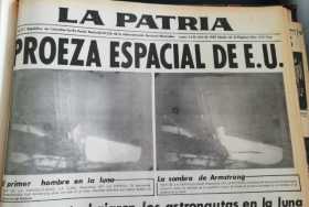 Publicación de LA PATRIA del 21 de julio de 1969, en la que se contó sobre el aterrizaje del Apolo 11 en la Luna. 