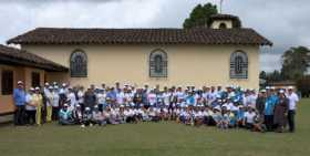  En el encuentro hubo misa, Rosario, serenata, recreación, muestra cultural y gastronómica y elección de la nueva Junta Directiv