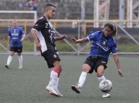 Andrea Martínez, la más destacada ayer con sus pases de gol en el amistoso del Once Caldas femenino contra el equipo Sub-20 del 