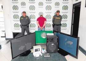 El hoy condenado el día de su captura.