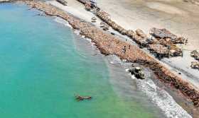 Fotos | EFE | LA PATRIA  La isla de basura que se ha formado en las playas de Puerto Colombia es producto de la cantidad de resi