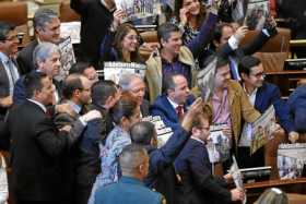 Foto | EFE | LA PATRIA  Con 121 votos contra 20, se hundió la moción de censura contra Guillermo Botero, ministro de Defensa, re