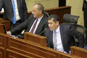 El presidente de la Cámara, Alejandro Carlos Chacón, no anunció ayer la conciliación para que fuera discutida en la sesión de ho