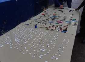 Lo que encontraron en las celdas.