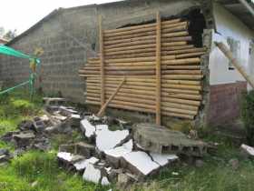 Casa se cae a pedazos en Aguadas  