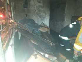 Una casa se incendió esta madrugada en Villamaría 