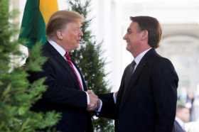 Donald Trump y Jair Bolsonaro.