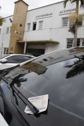 El 26 de febrero la Universidad recibió la notificación de la Secretaría de Tránsito,