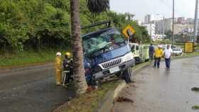 Dos personas resultaron lesionadas en accidente de tránsito