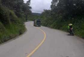 Sitio del accidente.