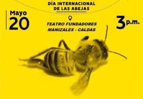 Sepelio simbólico por las abejas en Manizales