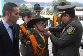 Harold fue ascendido ayer a teniente coronel en Carabineros.