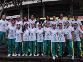 Foto | Cortesía | LA PATRIA Este es el grupo de niñas que representa a Caldas en Popayán.