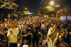Miles de colombianos coparon el jueves calles de todo el país para expresar su rechazo a lo que llaman "paquetazo" de reformas s