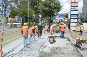 Adoquines que bailan en Manizales 