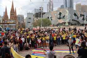 Así vivieron el paro del 21N los colombianos que viven en Australia