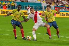 Pálido triunfo de la Selección Colombia ante Perú 
