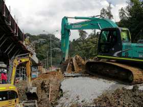 Derrumbe en la Avenida Kevin Ángel tuvo en vilo a Manizales