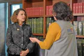 Nancy Patricia Gutiérrez, ministra del Interior, fue advertida por Alejandra Barrios, directora Nacional de la MOE, sobre los ri