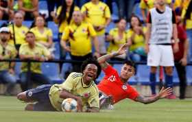 Colombia y Chile empataron 0-0 en partido amistoso 