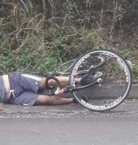 Encontraron a ciclista muerto en vía de Belalcázar