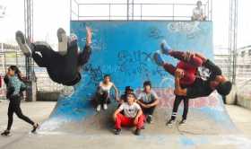 El escenario de skate se convirtió en la pista de obstáculos de ayer.