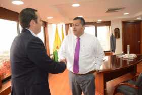 Carlos Mario Marín se reúne con Octavio Cardona