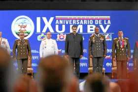 Foto | EFE | LA PATRIA  Nicolás Maduro ordenó la realización de ejercicios militares en esas zonas limítrofes, en vista de una s