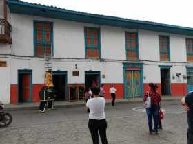 Casa patrimonio en Salamina sufrió desplome de cielorraso