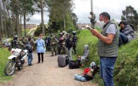 Ejército y Guardia Indigena controlan frontera con Ecuador 