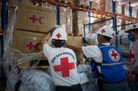 Cruz Roja entrega 46 toneladas de ayuda a Venezuela para frenar la covid-19