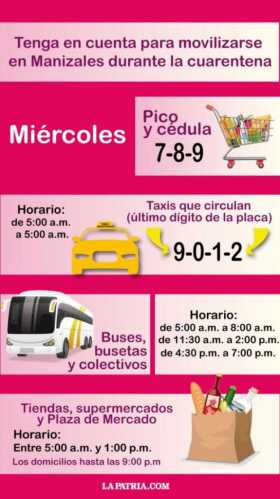 Pico y cédula este miércoles en Manizales