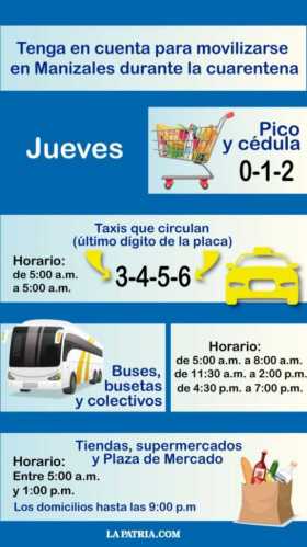 Pico y cédula este jueves en Manizales