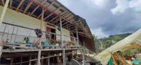 Vivienda en zona rural de Villamaría colapsó