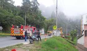 Atienden daño de tubo de gas en Estambul (Manizales)