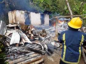 Incendió consumió una finca en Marquetalia 