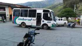 Se restableció el transporte entre Pácora y Manizales 