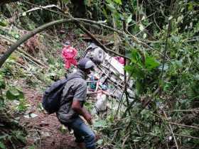 El accidente de ayer