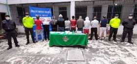Operación contra el microtrafico termina con 10 detenidos en Chinchiná