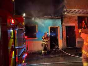 Un herido en incendio de una vivienda en el barrio El Carmen