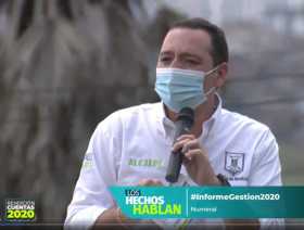 Carlos Mario Marín realizó el balance de su primer año como alcalde de Manizales