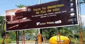 En Viterbo piden retirar vallas de campaña de la Territorial de Salud de Caldas 