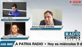 Arturo Espejo Arbeláez durante la entrevista con LA PATRIA Radio. 